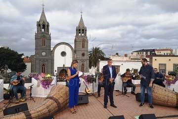 Viva Canarias graba su primer programa en Telde (Foto Francisco Javier Santana)